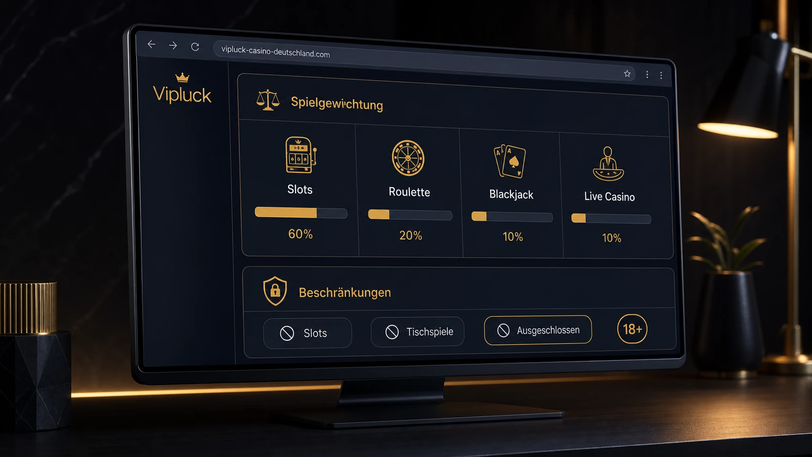 Spielgewichtung und Beschränkungen